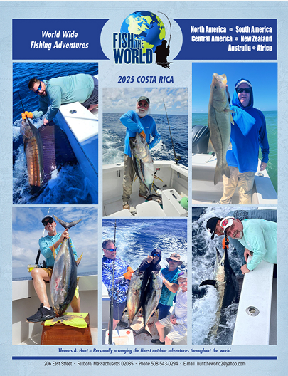 Collage of fishing in Costa Rica